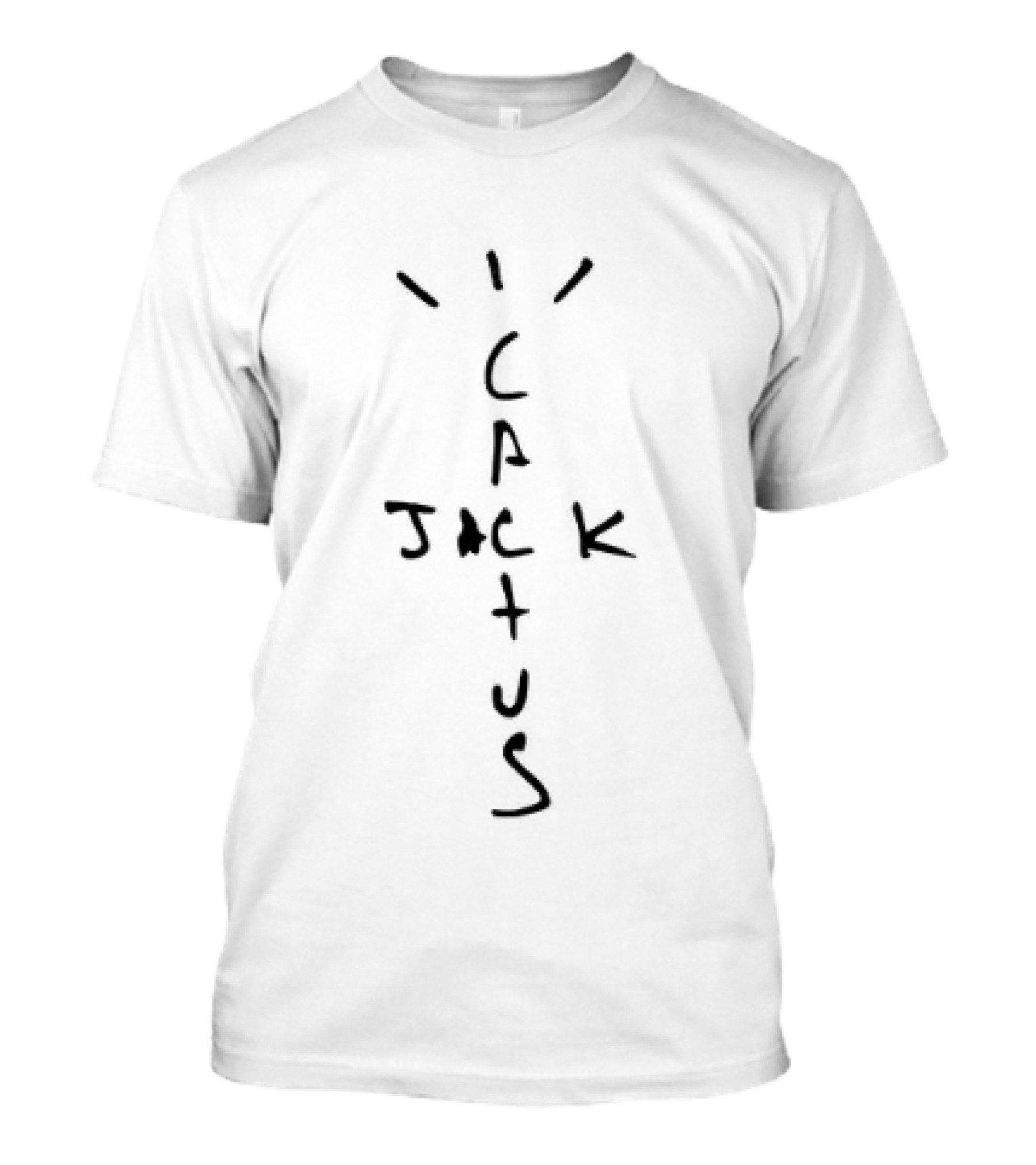T Scott Cactus Jack Vertical Handwritten T-Shirt