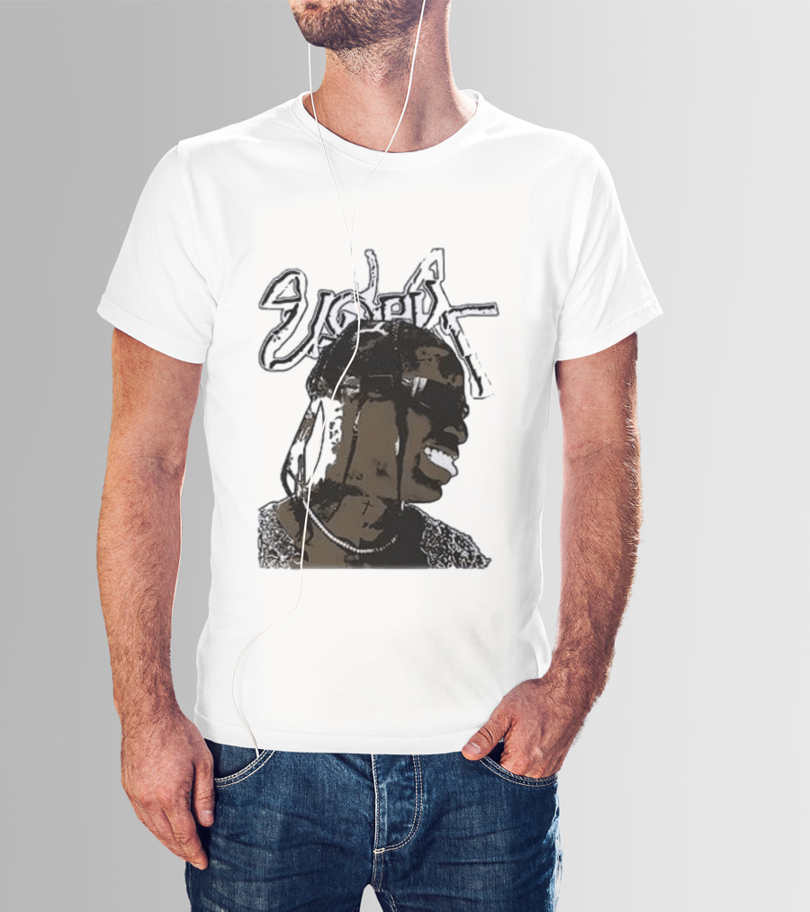 T Scott Utopia Cactus Jack Smiling T-Shirt