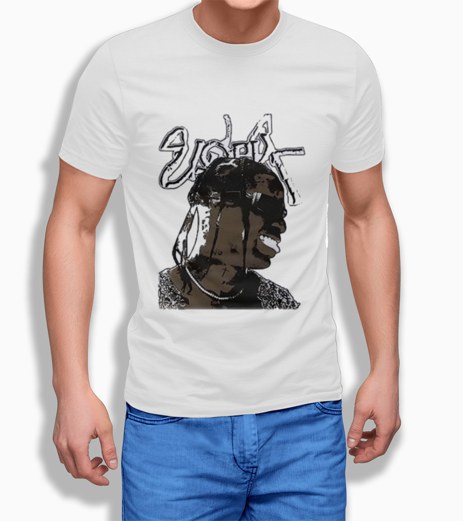 T Scott Utopia Cactus Jack Smiling T-Shirt