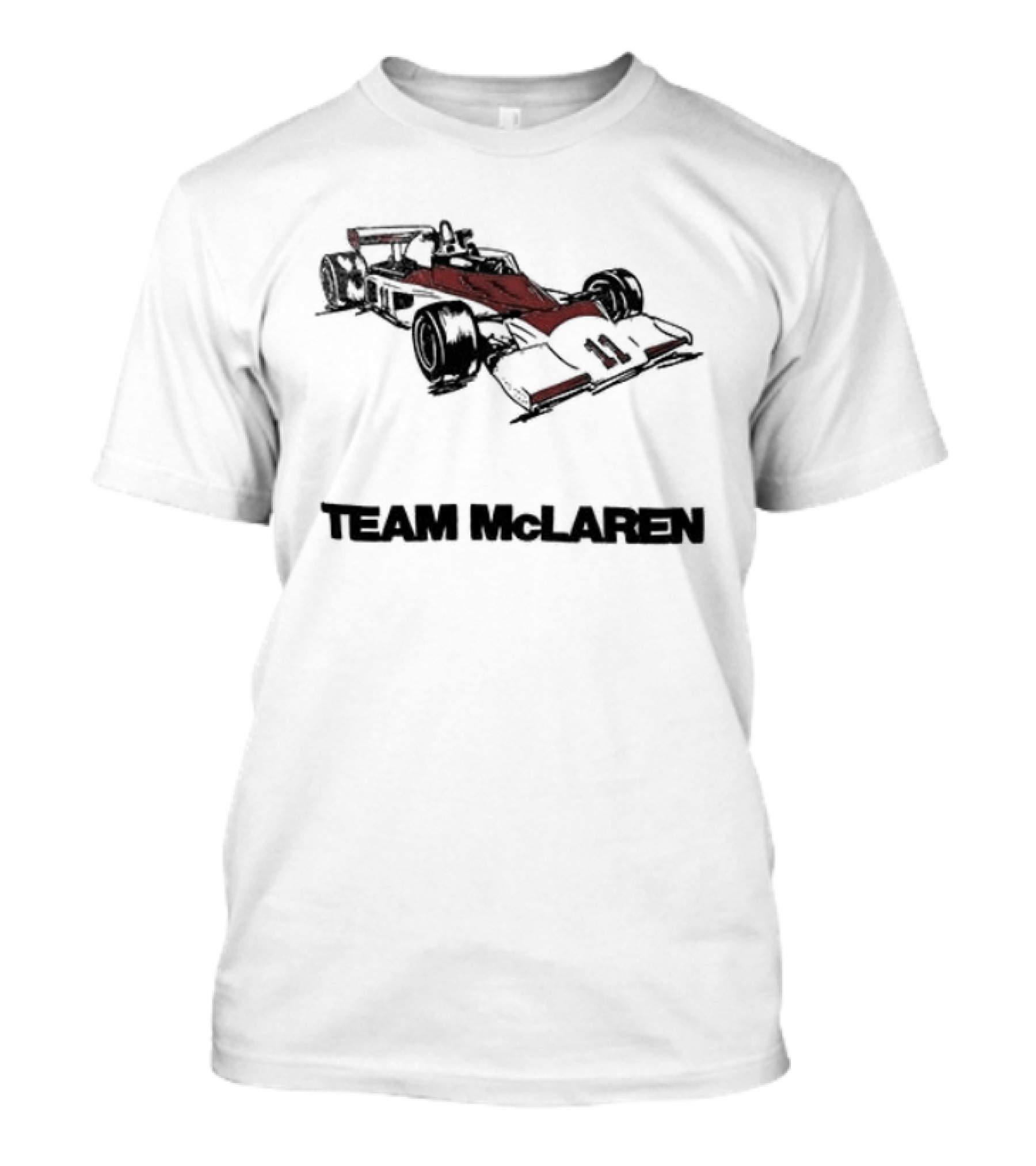 Team McLaren 1976 Car Racing Vintage Formula One Racing Car T-Shirt
