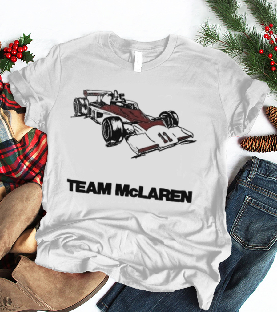 Team McLaren 1976 Car Racing Vintage Formula One Racing Car T-Shirt
