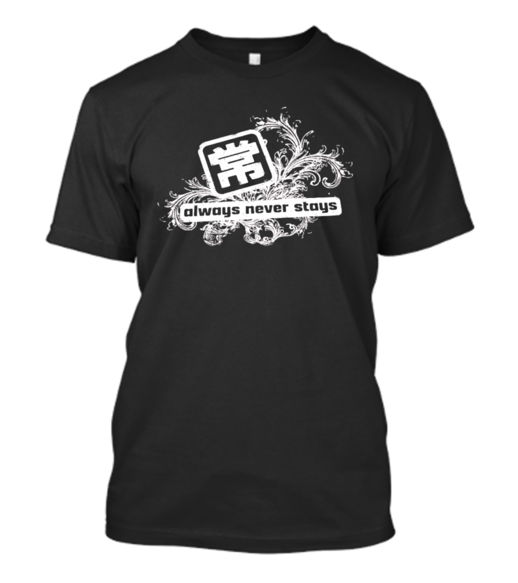 Always Never Stays Kanji Floral T-Shirt