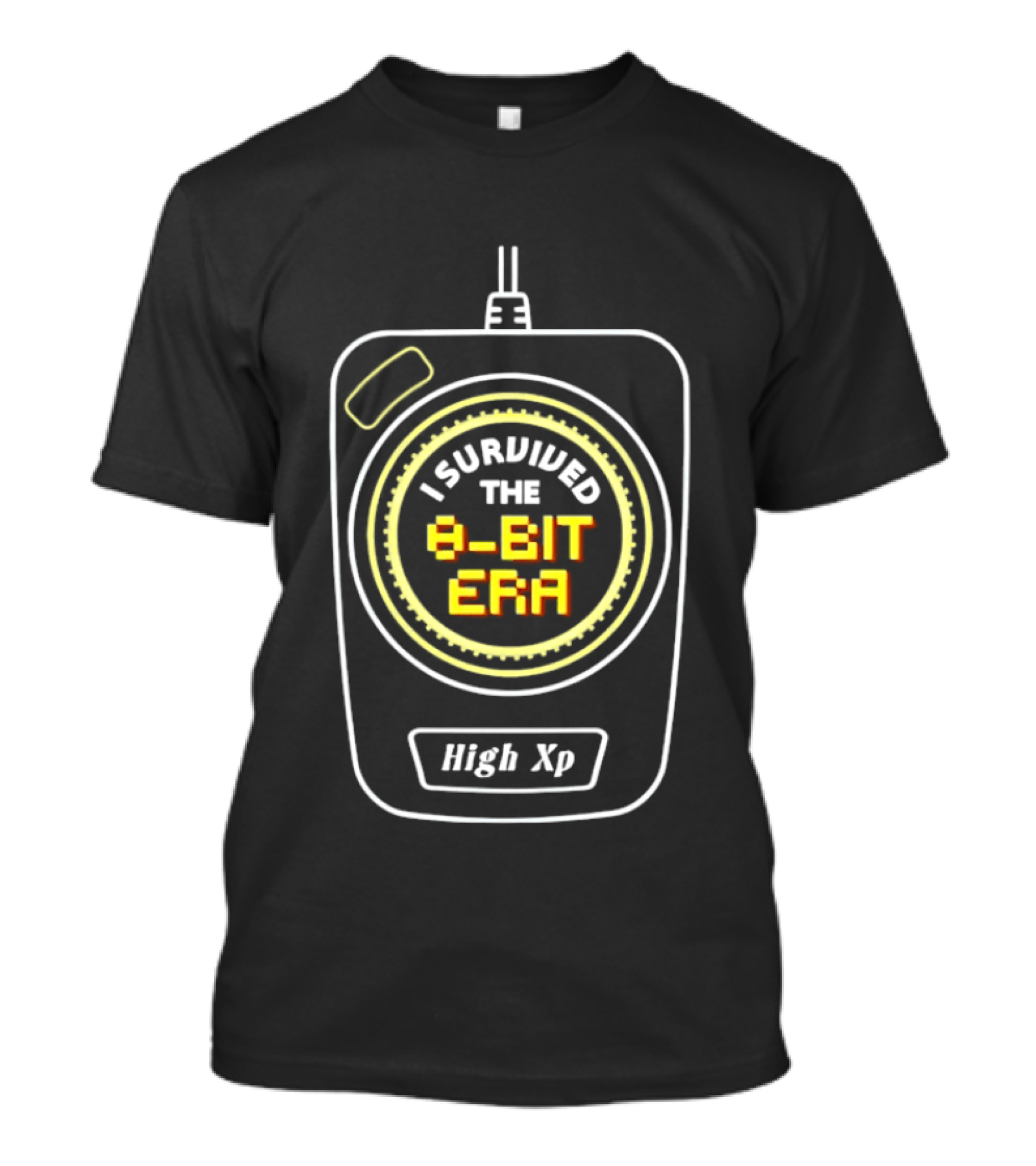 I Survived The 8 Bit Era High XP Retro Gaming Nostalgia T-Shirt