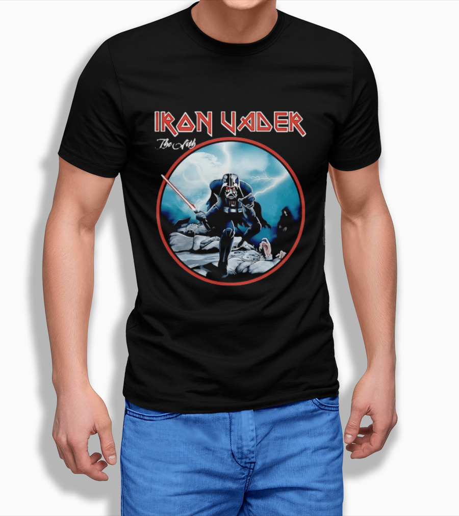 Iron Vader The Sith Star Wars Heavy Metal Darth Vader Comic T-Shirt