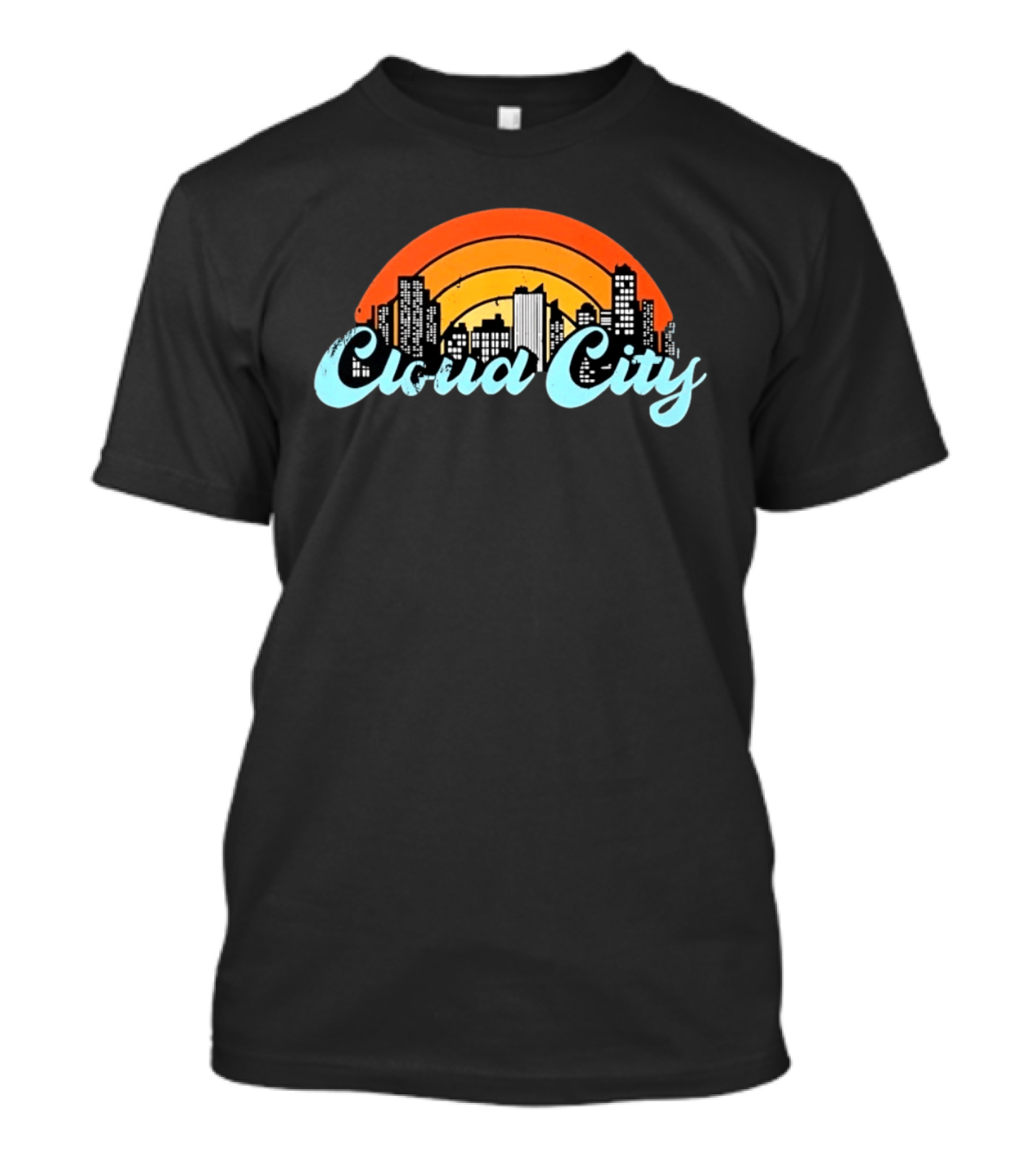 Cloud City Skyline Bespin Star Wars Retro Urban Sunset T-Shirt