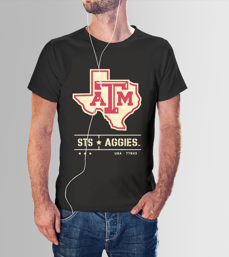 Texas A&M ATM STS Aggies USA 77843 T-Shirt