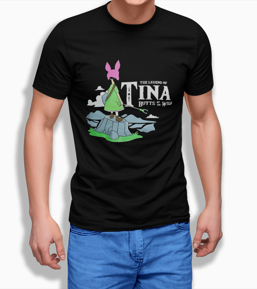 The Legend Of Tina Butts Of The Wild Adventure T-Shirt
