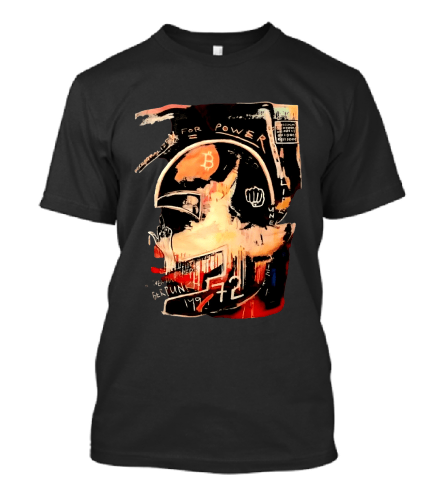 Decentralize For Power 1990 Cyberpunks What Ever Happened To 72 Bitcoin Revolution T-Shirt