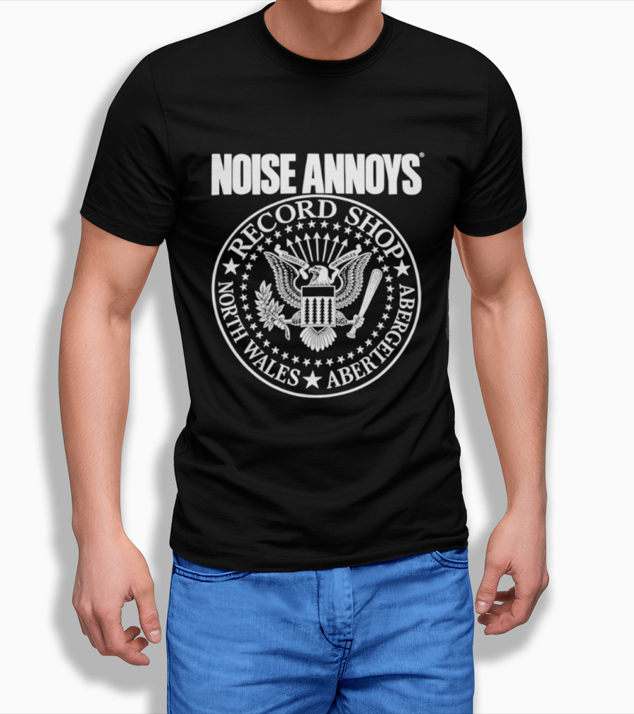 Noise Annoys Record Shop Abergele North Wales T-Shirt