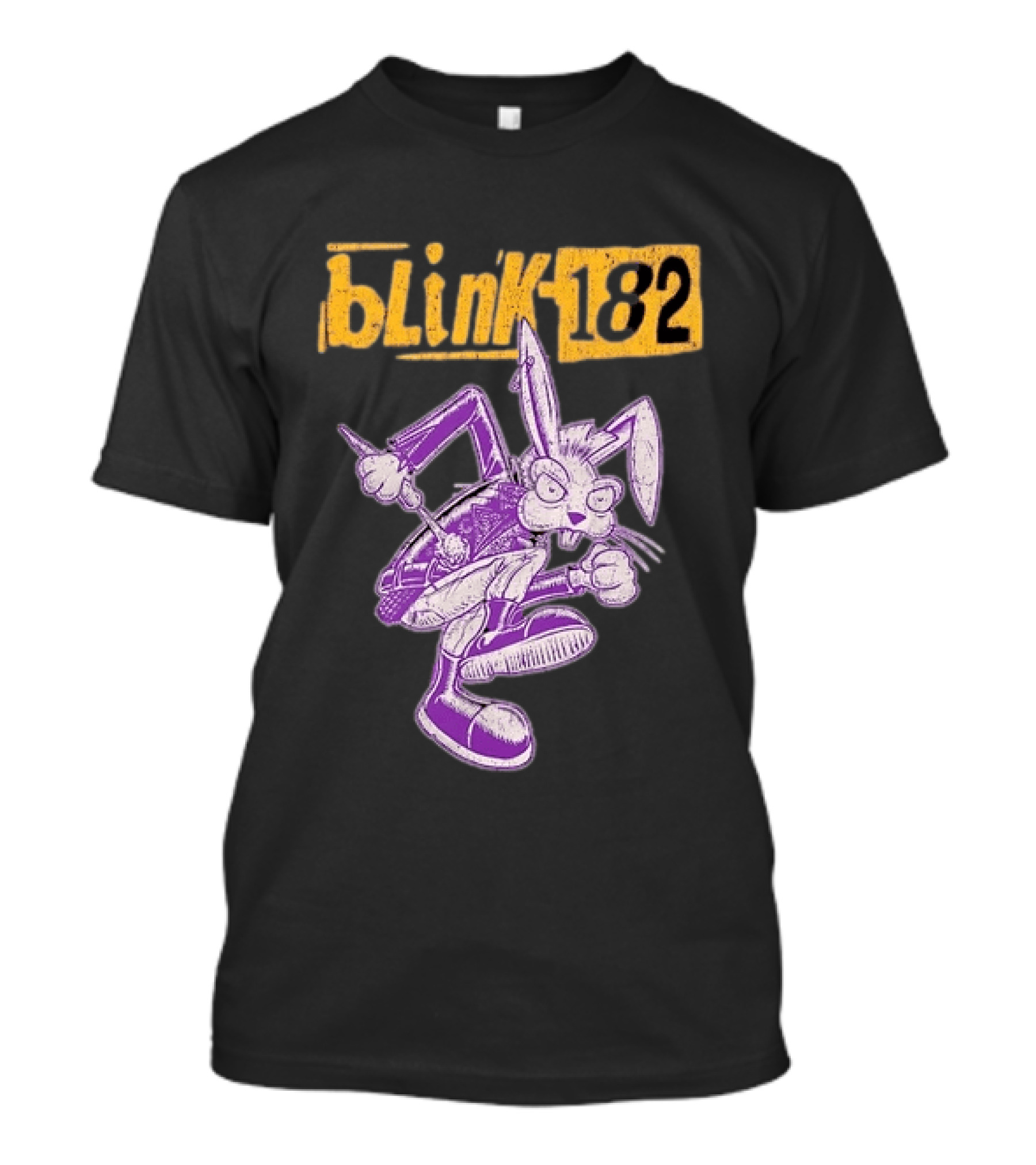 Blink 182 Distressed Punk Bunny T-Shirt