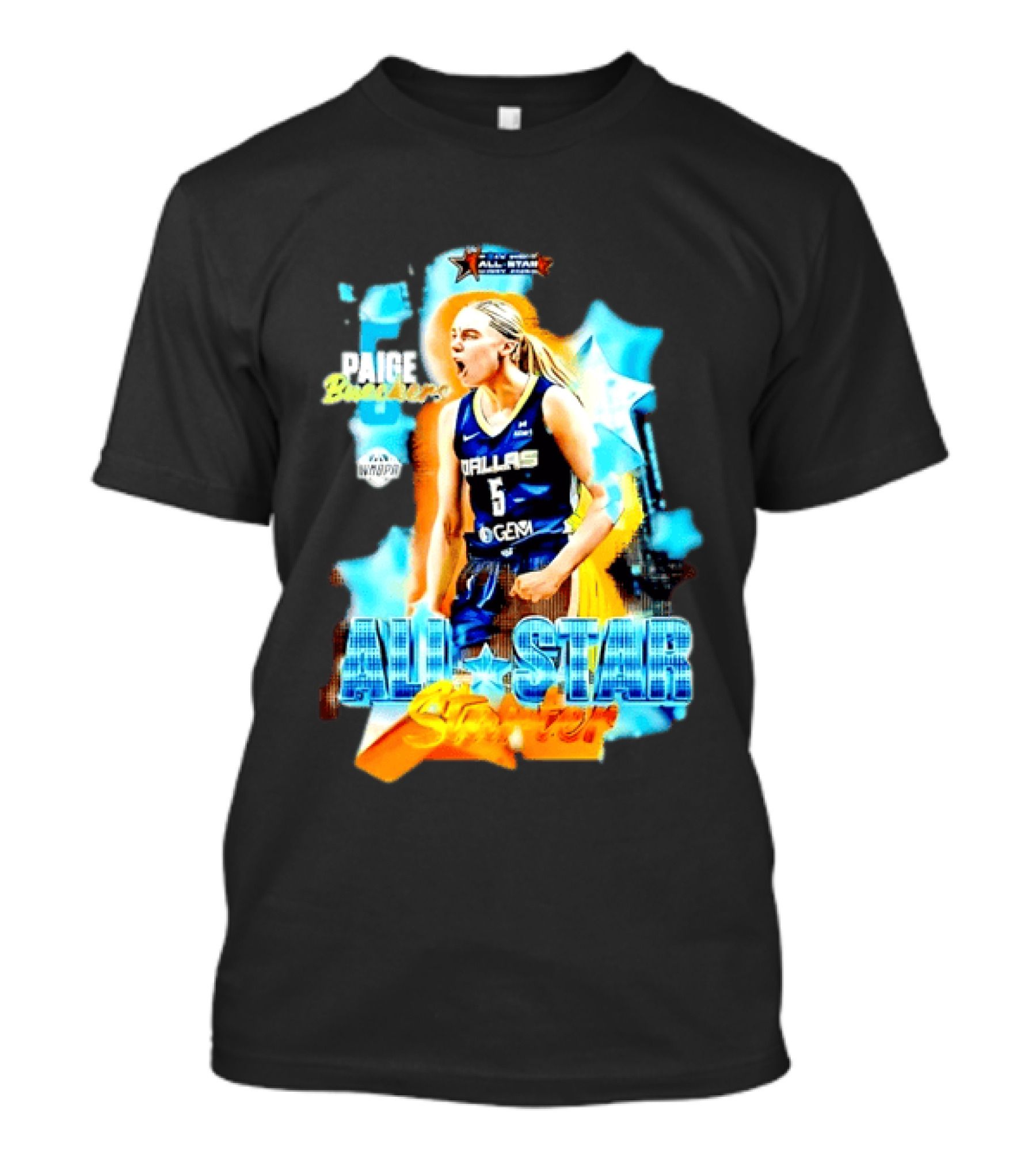 Paige Bueckers Dallas Wings All Star Starter 2025 WNBPA T-Shirt