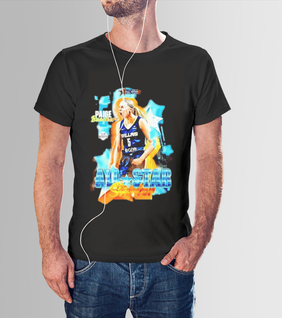 Paige Bueckers Dallas Wings All Star Starter 2025 WNBPA T-Shirt
