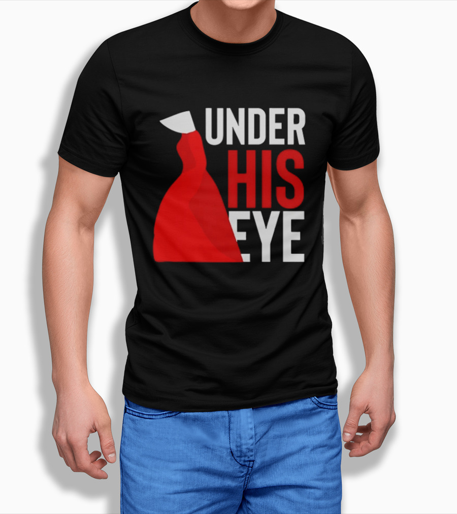 Under His Eye Red Cloak And White Bonnet T-Shirt
