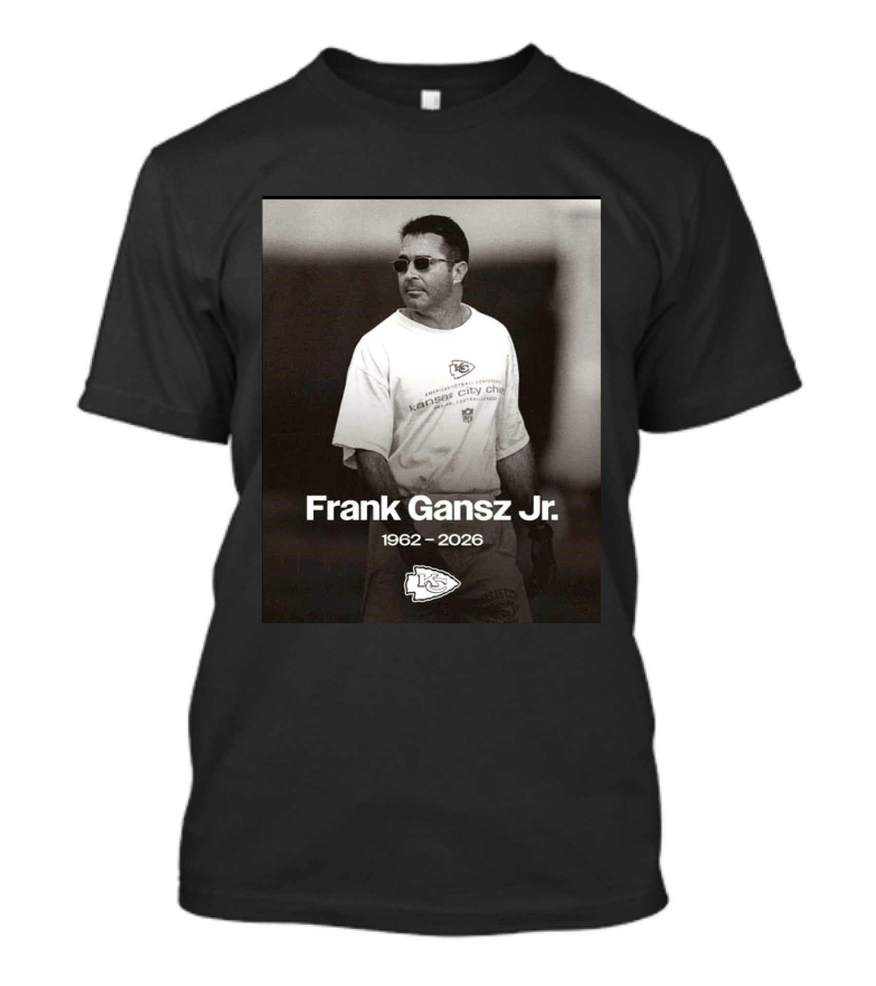 Frank Gansz Jr. 1962 2026 Kansas City Chiefs T-Shirt