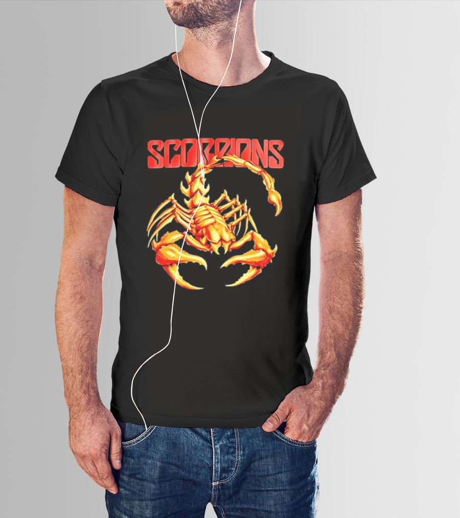 Scorpions Band Heavy Metal Hard Rock Iconic Scorpion Visual T-Shirt