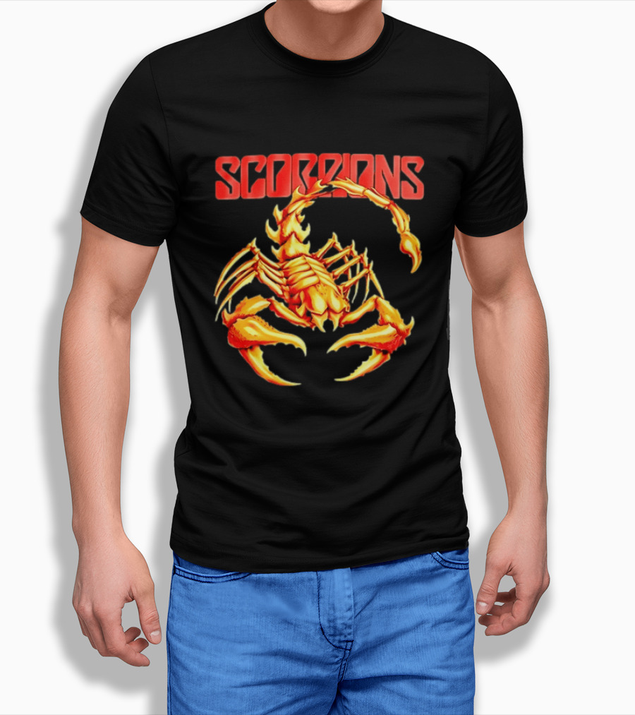 Scorpions Band Heavy Metal Hard Rock Iconic Scorpion Visual T-Shirt