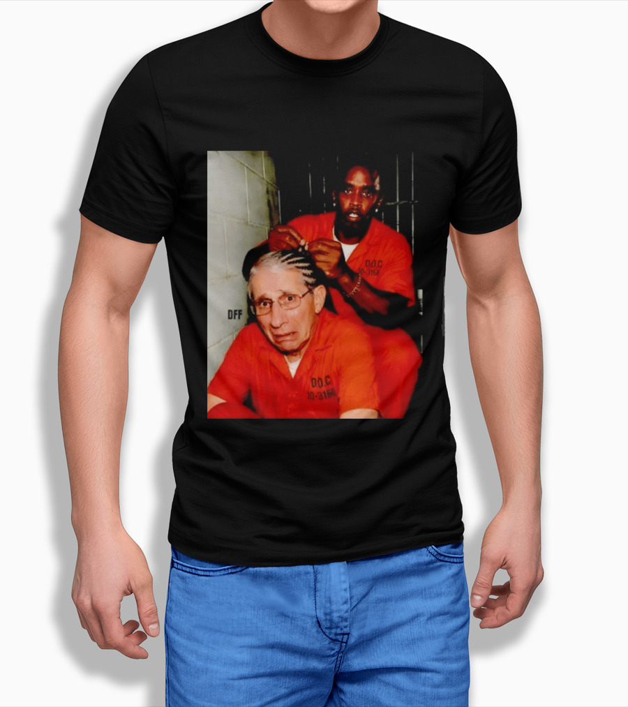 Sean Diddy Combs Braiding Anthony Fauci Hair D.O.C Meme T-Shirt