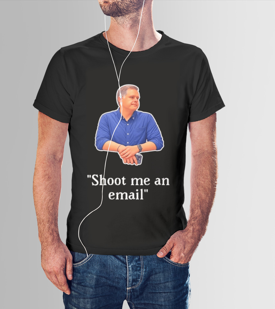 Shoot Me An Email Casual Corporate Office Humor T-Shirt
