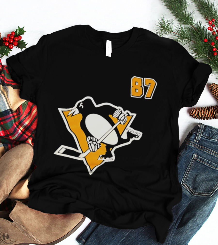 Sidney Crosby 87 Pittsburgh Penguins NHL Player T-Shirt