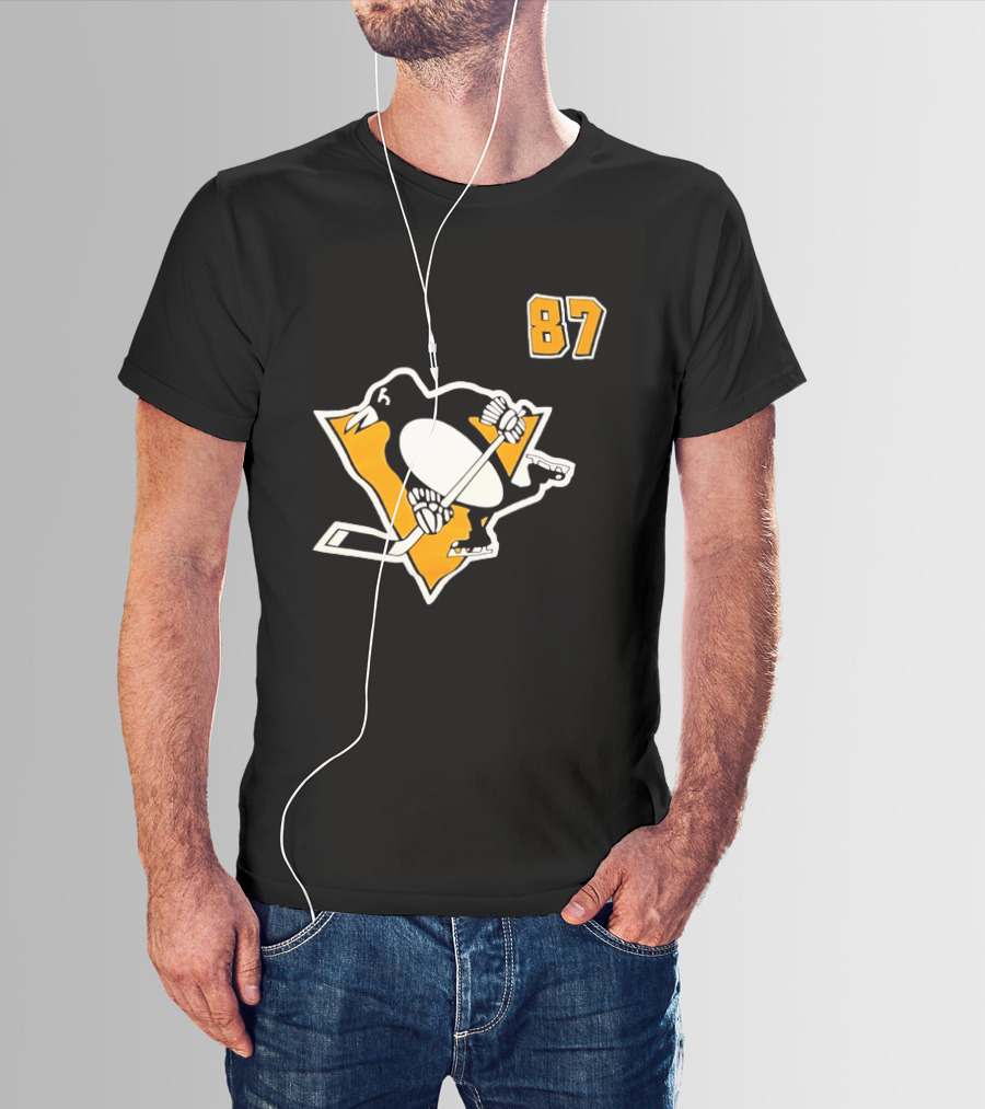 Sidney Crosby 87 Pittsburgh Penguins NHL Player T-Shirt