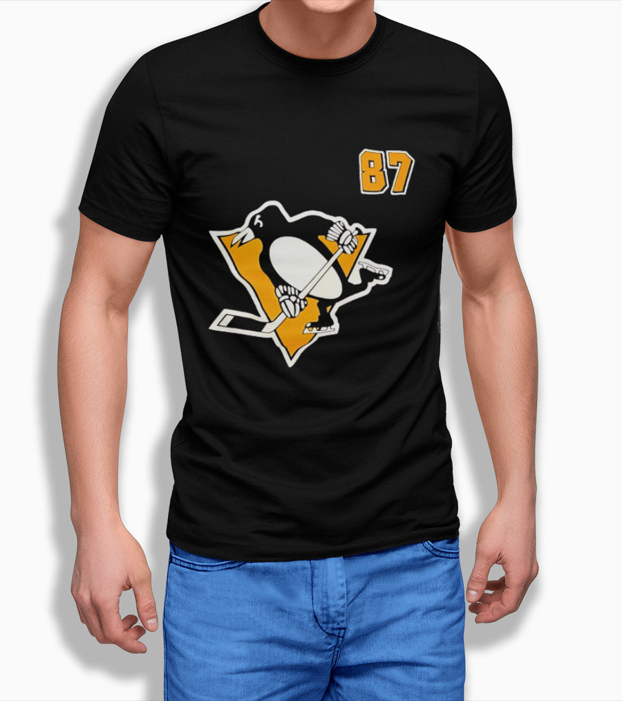 Sidney Crosby 87 Pittsburgh Penguins NHL Player T-Shirt