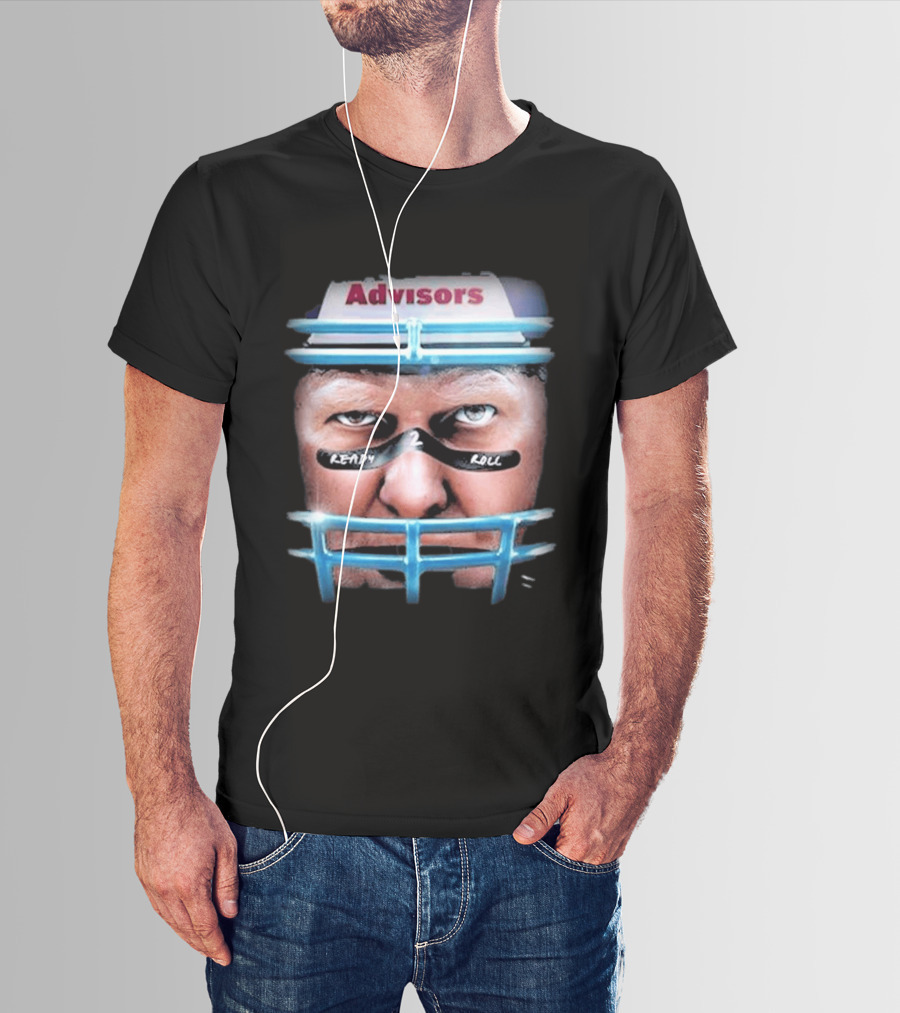 Advisors Stu Helmet Ready 2 Roll Football T-Shirt