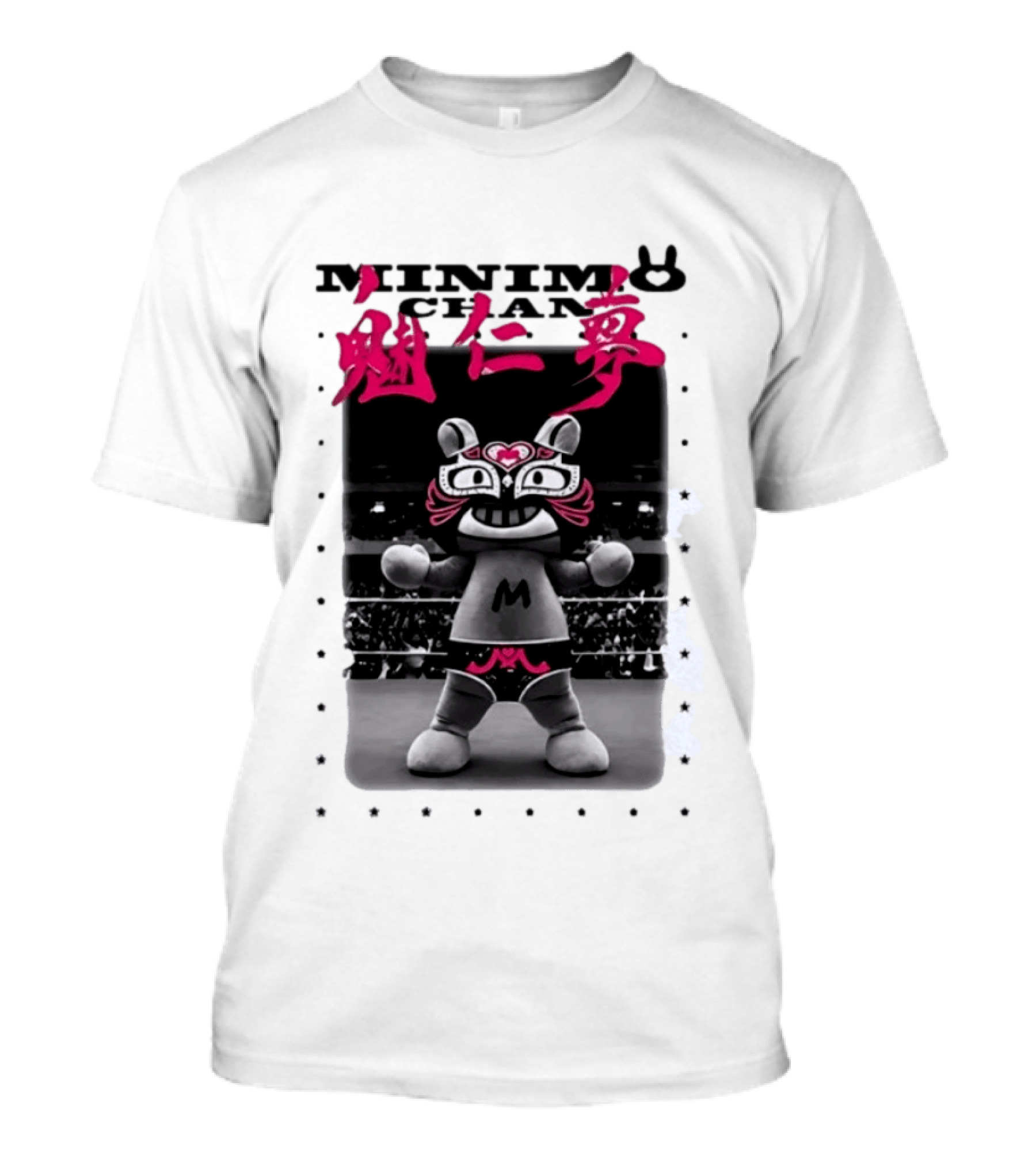 Minimo Chan Lucha Libre Japanese Wrestling T-Shirt