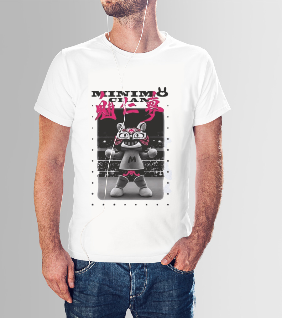Minimo Chan Lucha Libre Japanese Wrestling T-Shirt