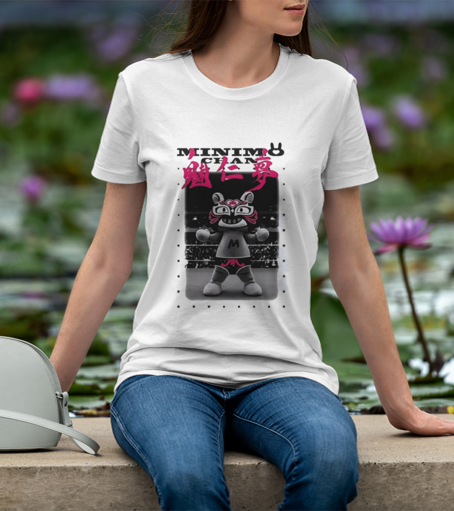 Minimo Chan Lucha Libre Japanese Wrestling T-Shirt
