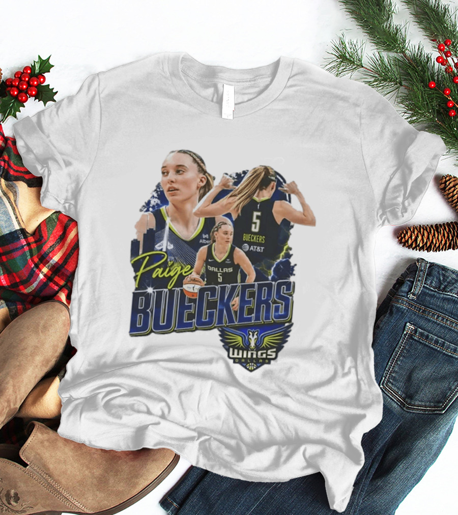Paige Bueckers Dallas Wings 5 WNBA Basketball Wings Orders T-Shirt