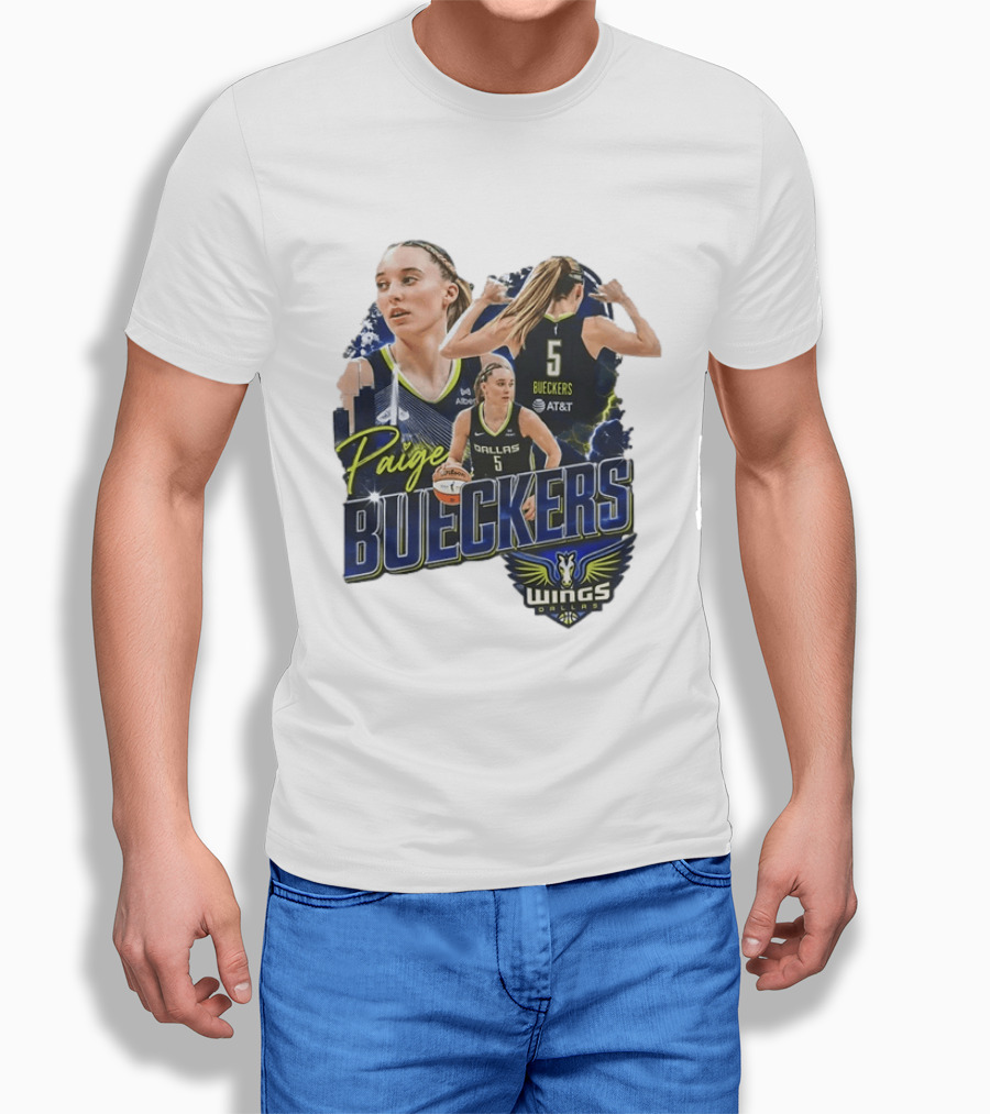Paige Bueckers Dallas Wings 5 WNBA Basketball Wings Orders T-Shirt