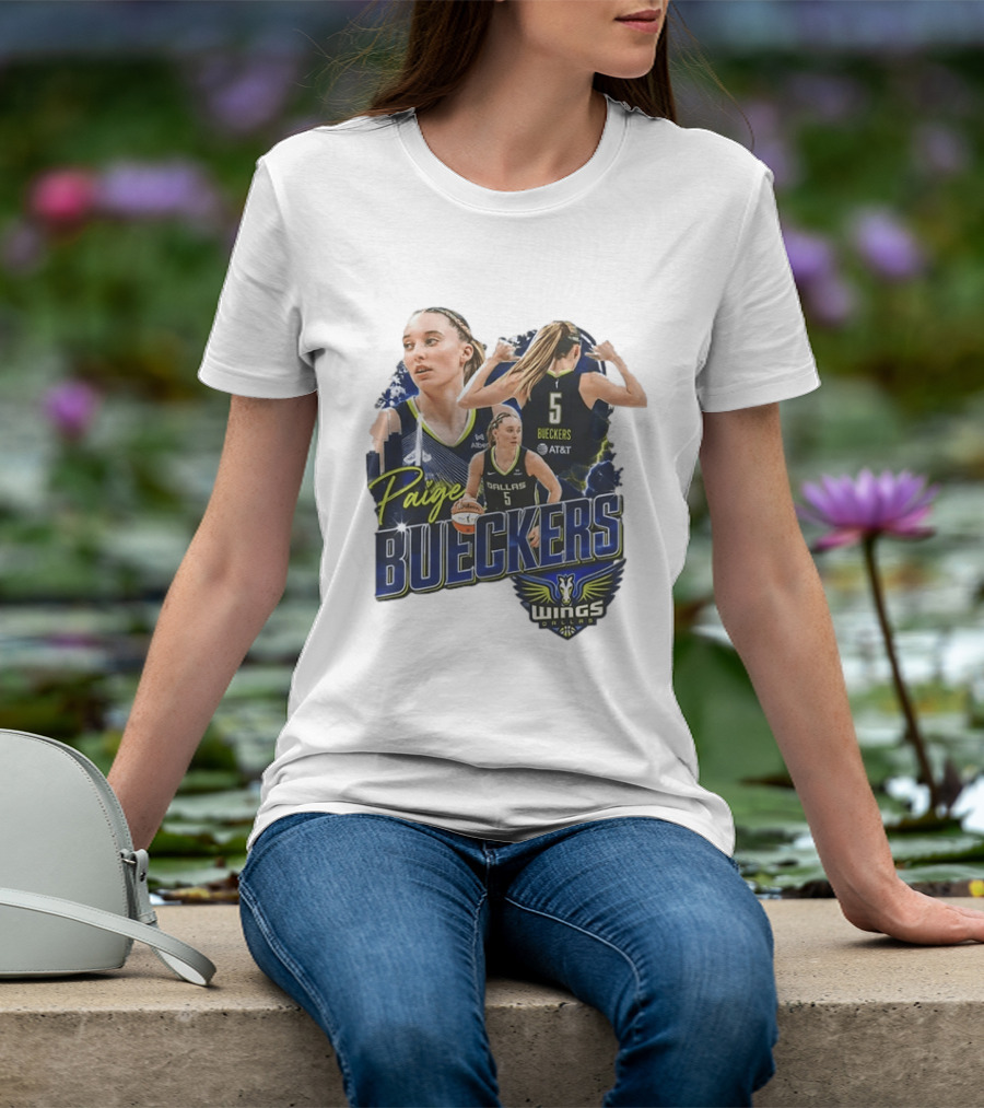 Paige Bueckers Dallas Wings 5 WNBA Basketball Wings Orders T-Shirt