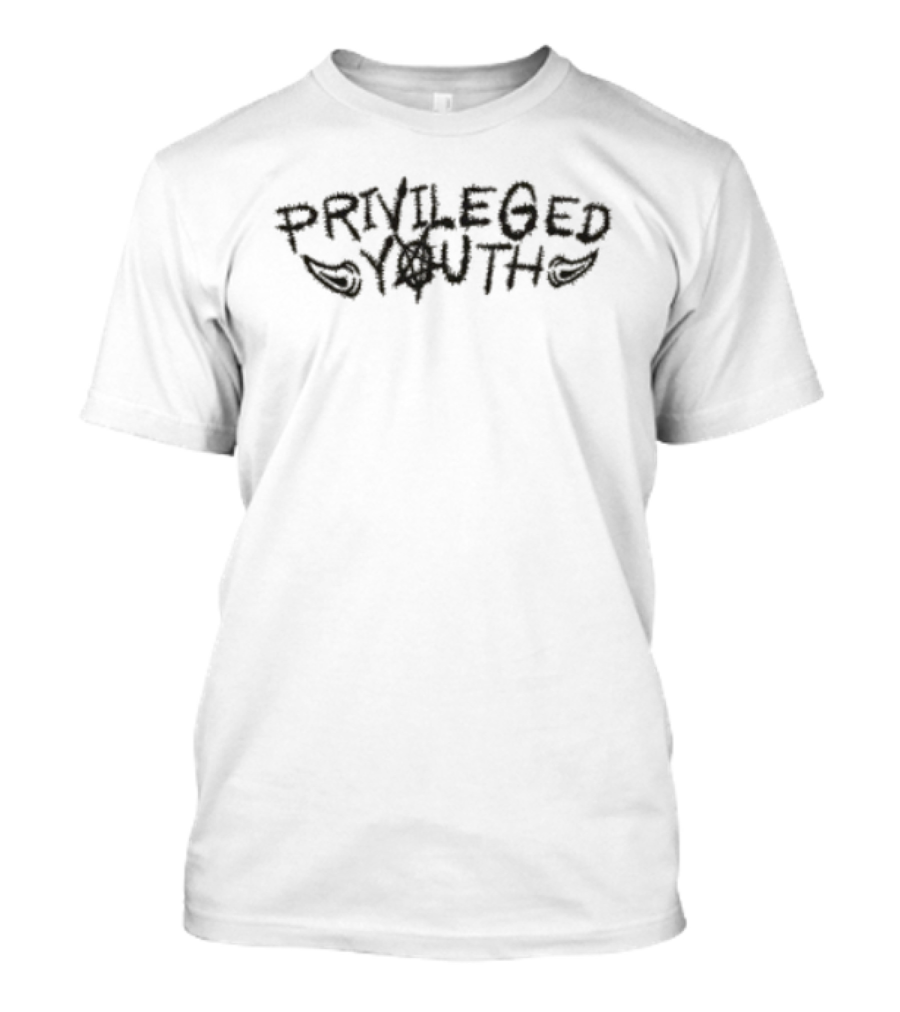 Privileged Youth Store Demon Oversized Cream Privileged Youth T-Shirt