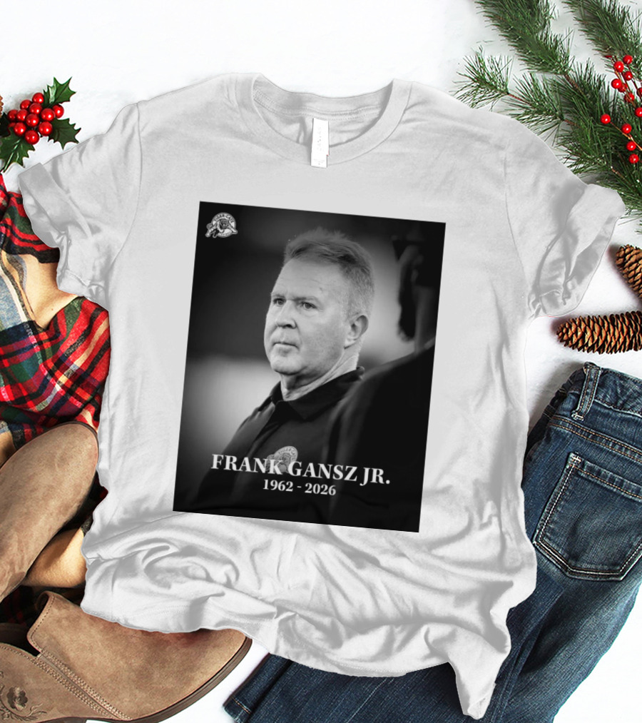 Frank Gansz Jr. 1962 2026 Hamilton Tiger Cats Football T-Shirt
