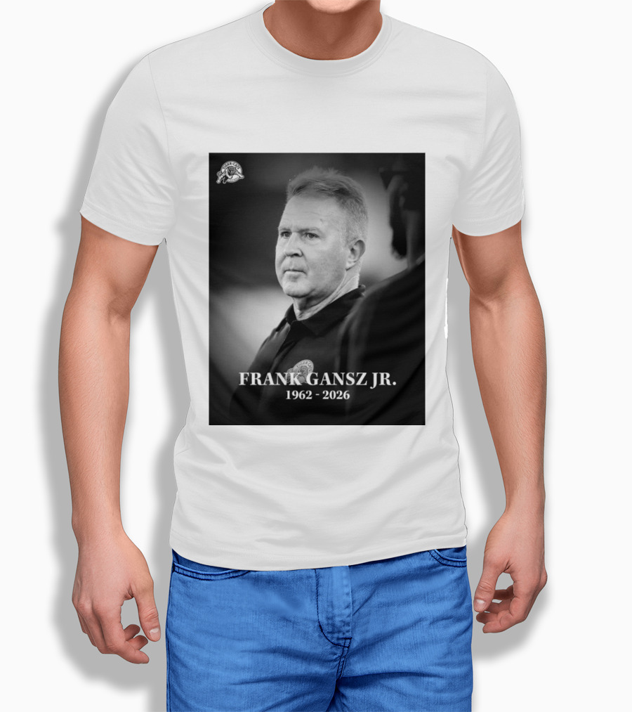 Frank Gansz Jr. 1962 2026 Hamilton Tiger Cats Football T-Shirt