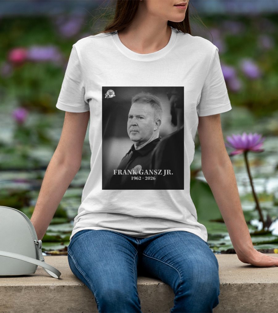 Frank Gansz Jr. 1962 2026 Hamilton Tiger Cats Football T-Shirt