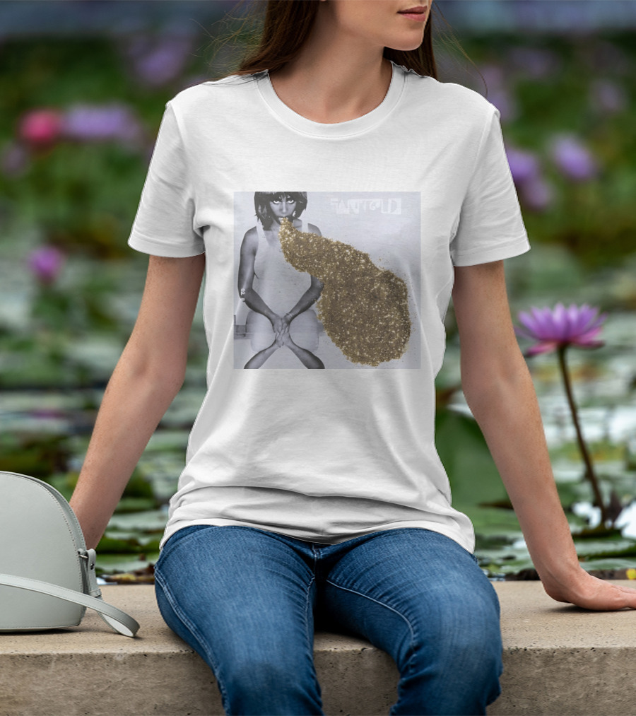 Santigold Gold Glitter Album Cover T-Shirt