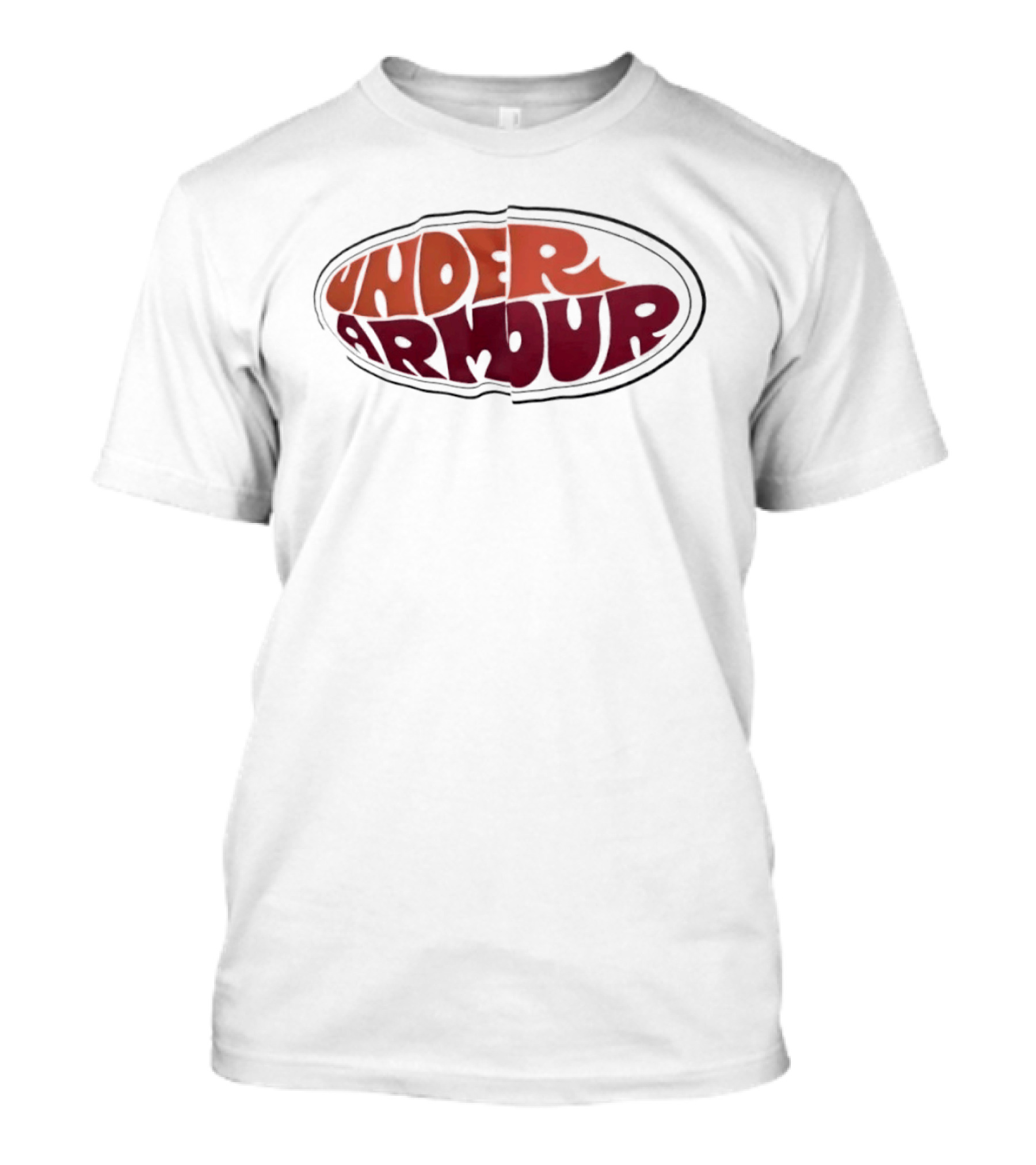 Under Armour Athletic Wear Sportswear Bold Oval Lettering T-Shirt