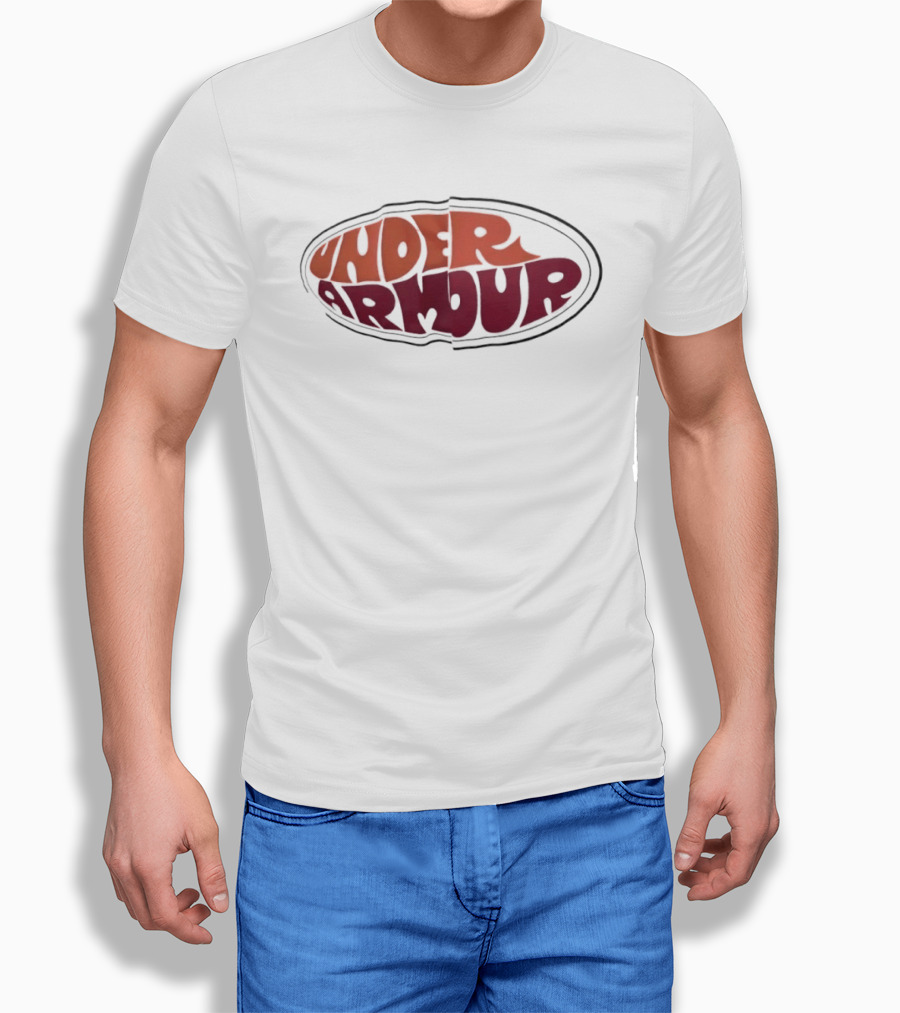 Under Armour Athletic Wear Sportswear Bold Oval Lettering T-Shirt