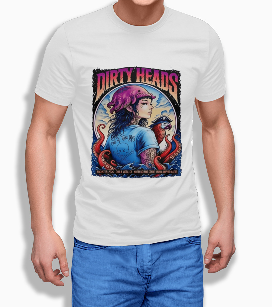Dirty Heads One Of Those Days Tour 2026 Chula Vista Concert T-Shirt