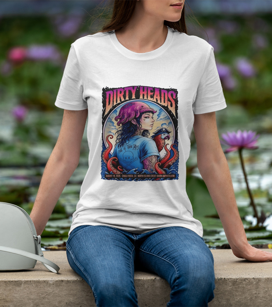 Dirty Heads One Of Those Days Tour 2026 Chula Vista Concert T-Shirt