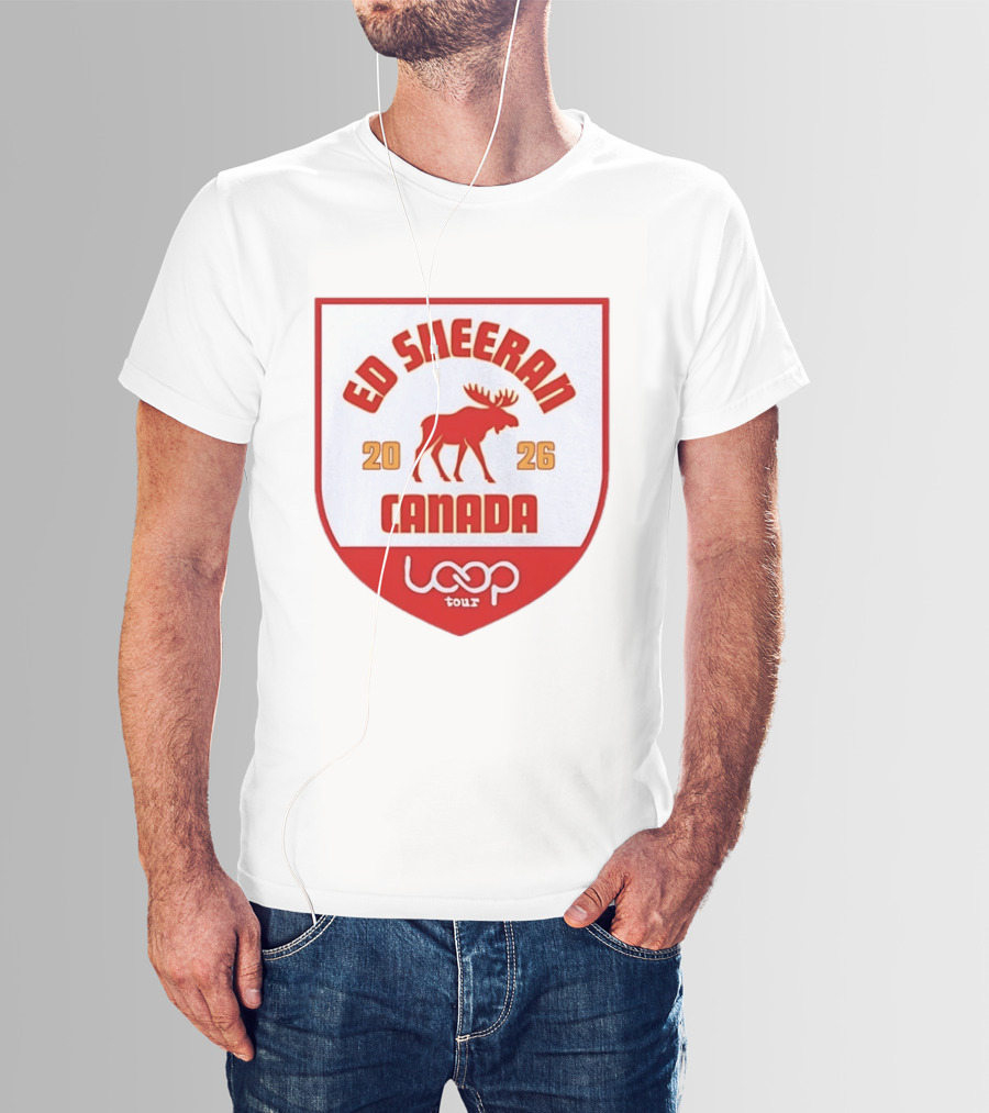 Ed Sheeran 2026 Canada Loop Tour Concert T-Shirt