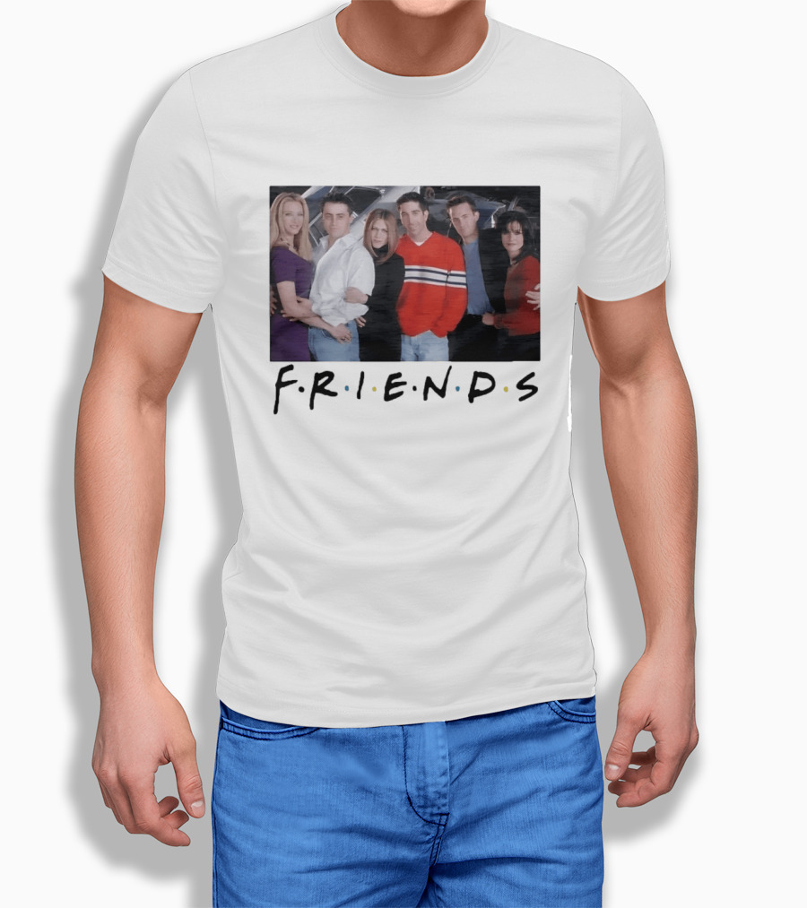 Friends Cast Group 90s Sitcom Rachel Green T-Shirt
