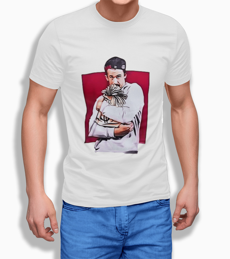 Ja Morant Holding Money Bag NBA Memphis Grizzlies T-Shirt
