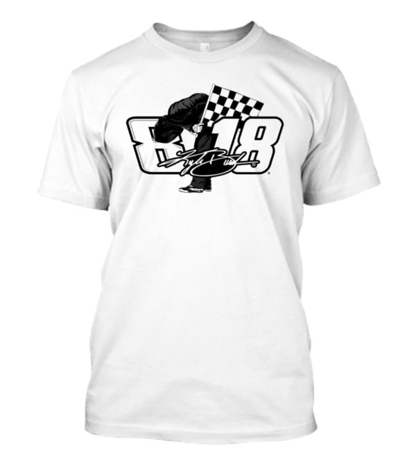 Kyle Busch 18 NASCAR Race Car Driver T-Shirt