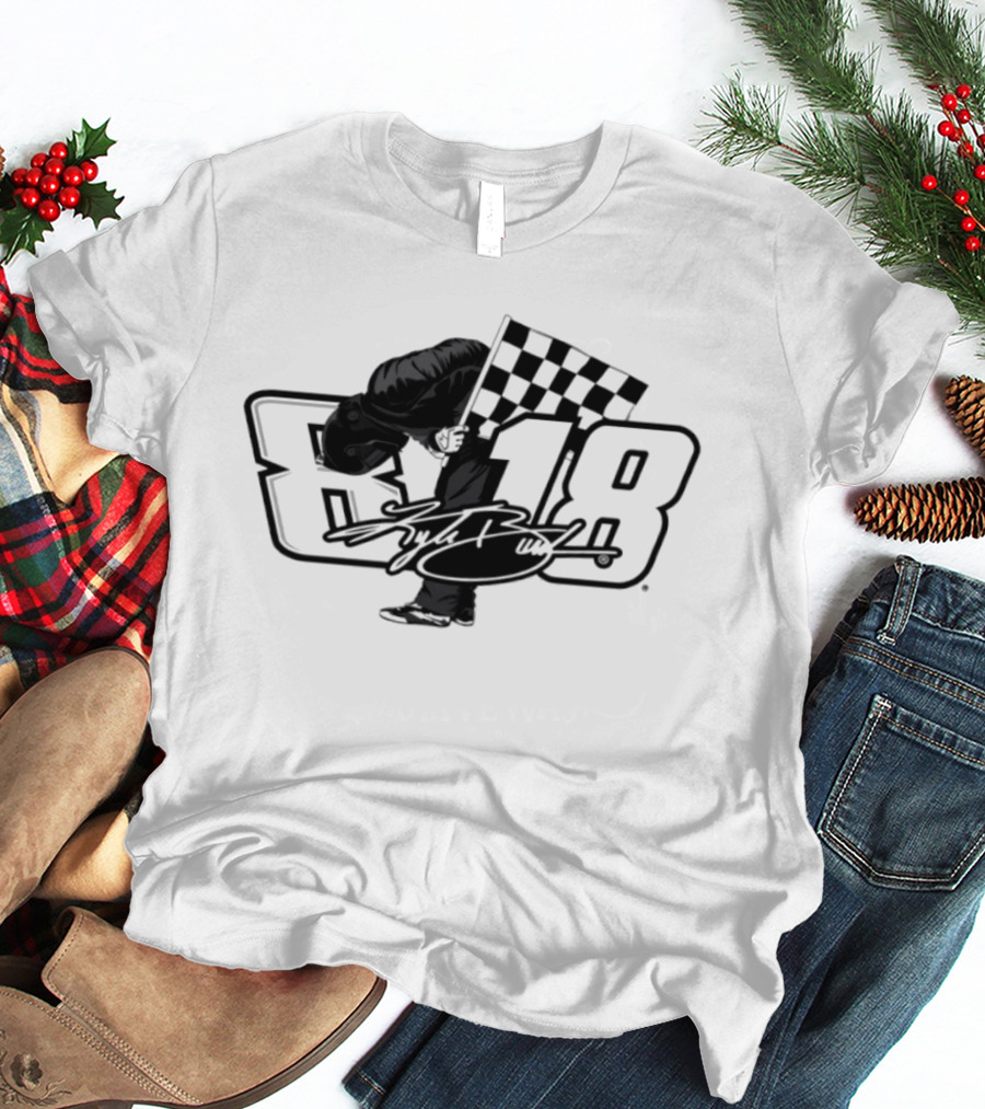 Kyle Busch 18 NASCAR Race Car Driver T-Shirt