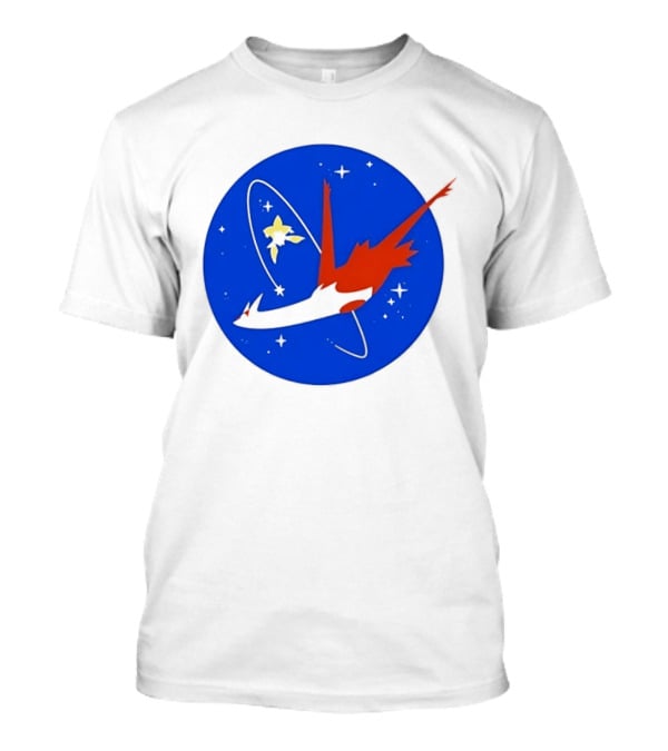 Latios And Latias Space Mission Pokemon T-Shirt