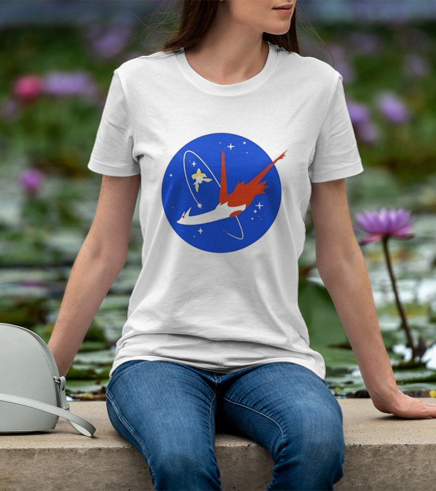 Latios And Latias Space Mission Pokemon T-Shirt