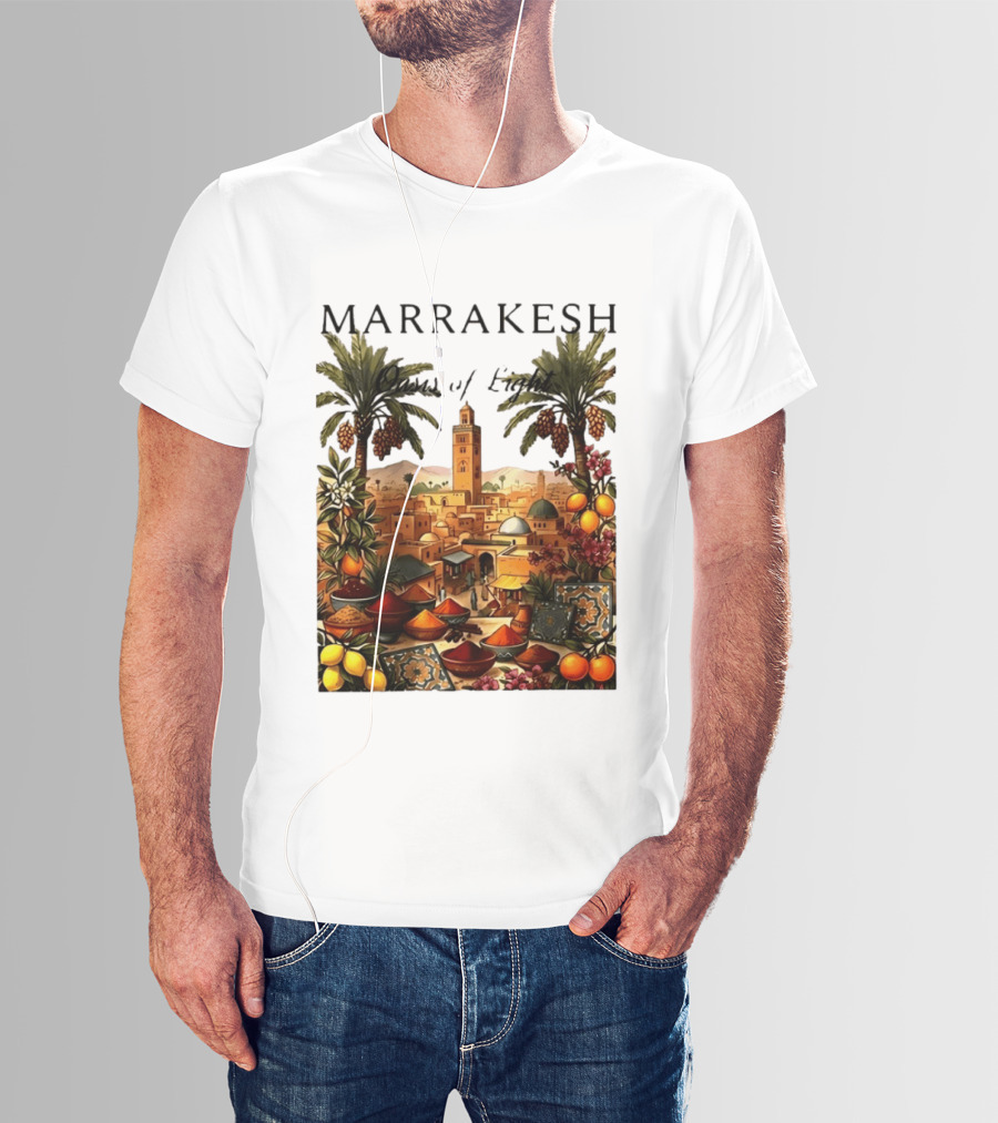 Marrakesh Oasis Of Light Noise Spices And Good Vibes T-Shirt