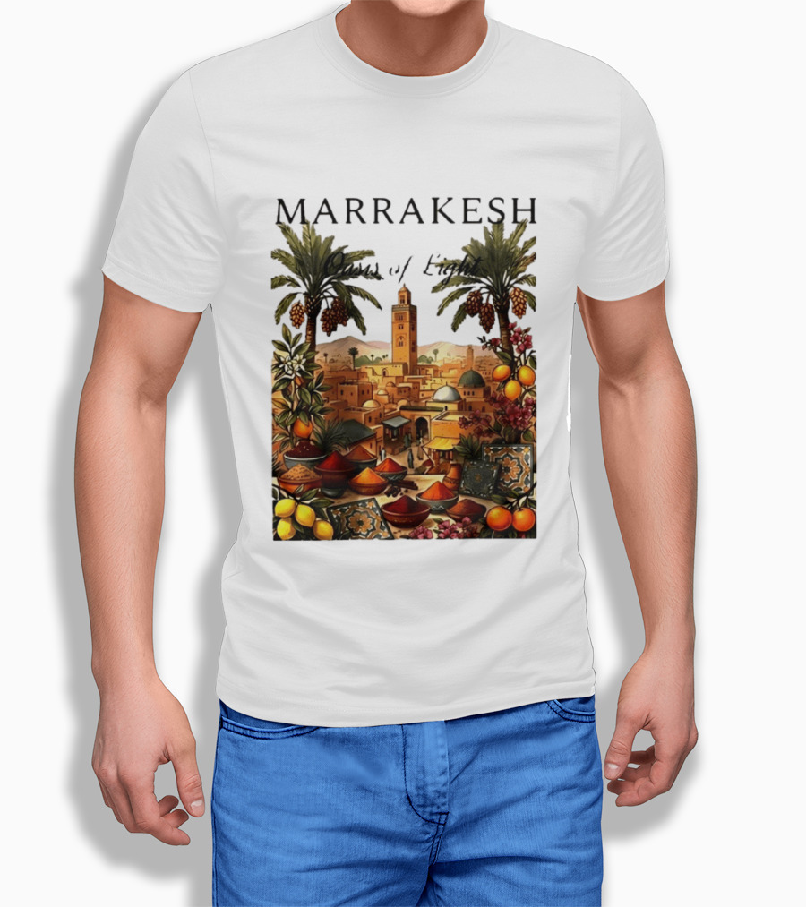Marrakesh Oasis Of Light Noise Spices And Good Vibes T-Shirt